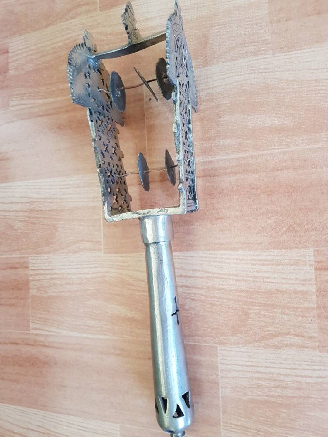 Large Ethiopian Orthodox Coptic Musical Instrument Litrugical Sistrum ...