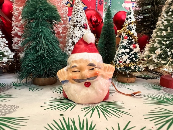 ✝ DEAL DESIGN ✝ GL.BELL【クリスマス限定】 Darling Kitschy Vintage Santa Japan Porcelain Bell Christmas