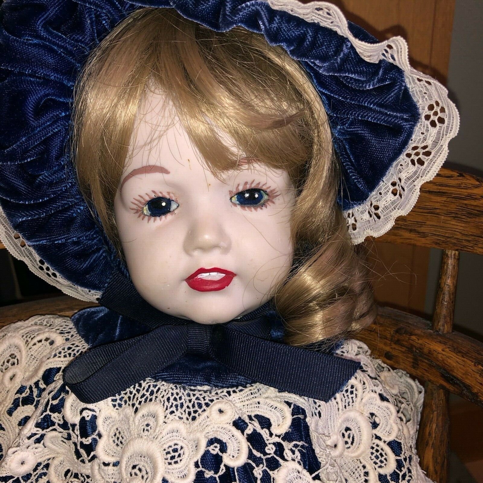 Antique Doll Dresses Handmade 1900 1 Velvet 1 Polka Dot Etsy