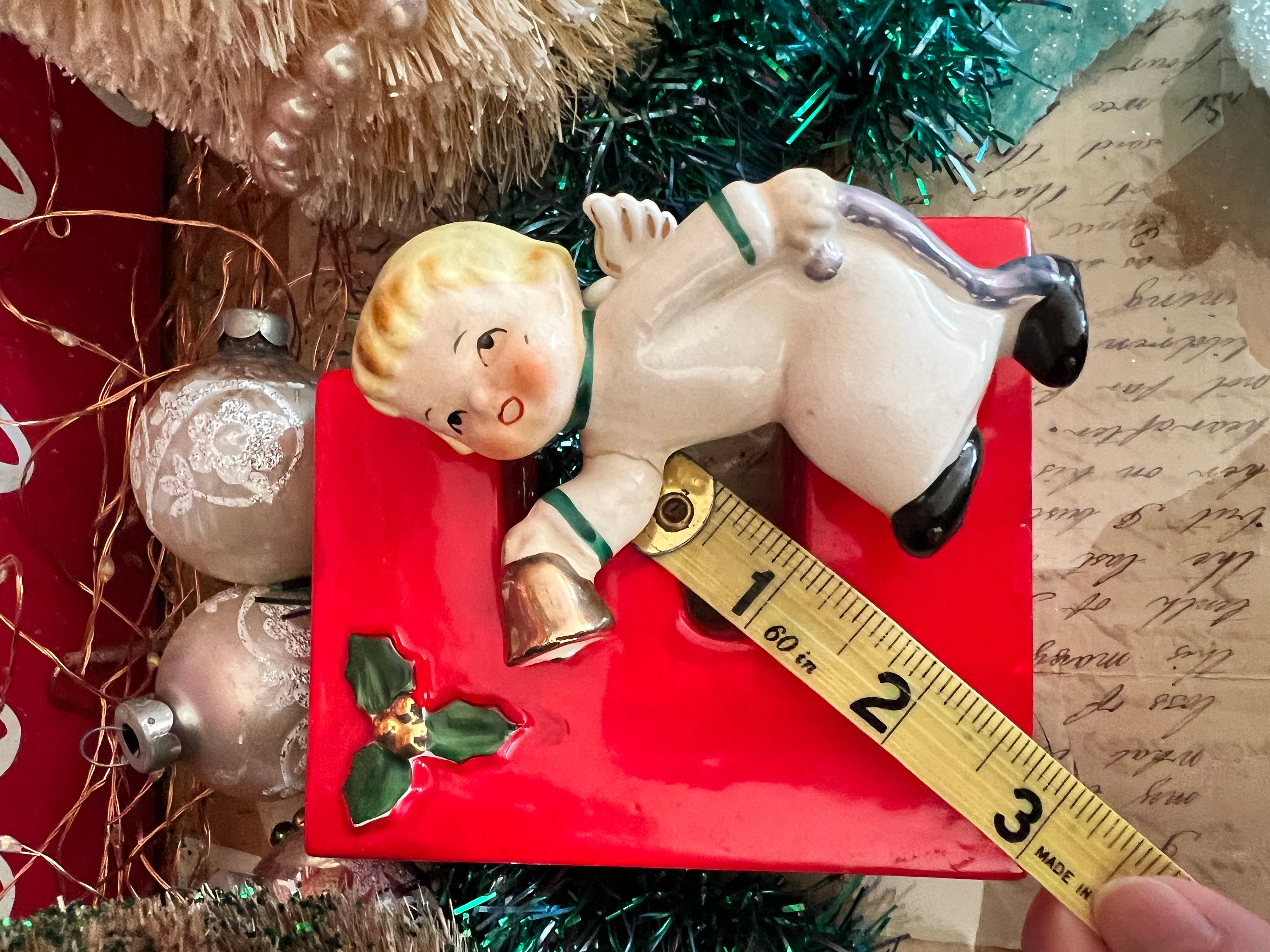 Darling Vintage Christmas NAPCO Red Ceramic NOEL Letters Darling Vintage Christmas NAPCO Red Ceramic NOEL Letters