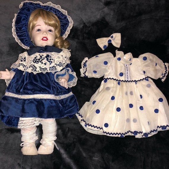 Antique doll dress discount