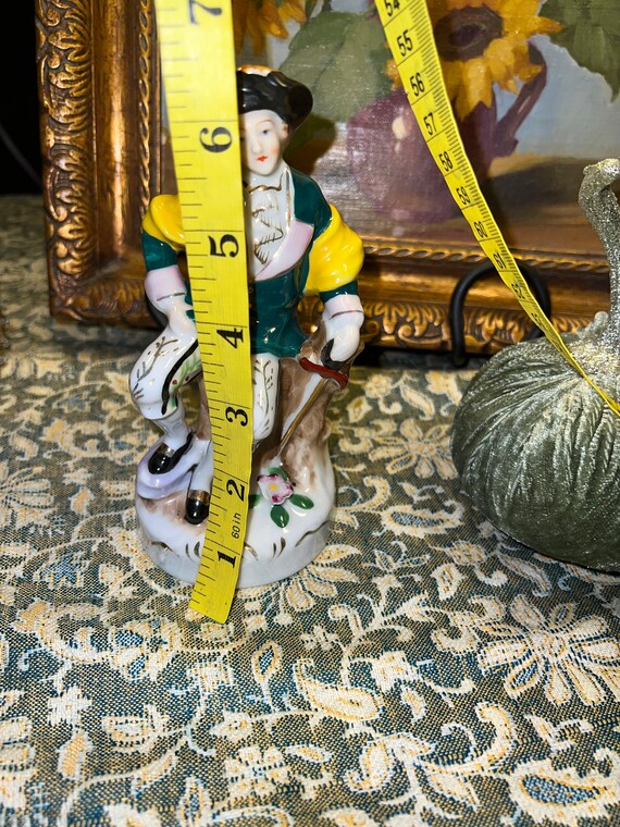 Pair of Vintage Colonial Hand Painted Made in Occupied Japan