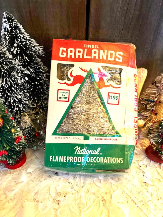 Ancienne Guirlande Électrique de Noël 20 lampes non