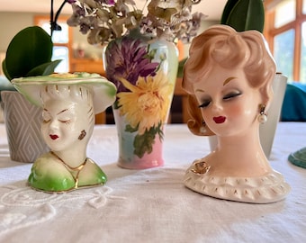 60sヴィンテージ レディヘッドベース　陶器　花瓶　LEE WARDS　日本製 60s ヴィンテージ レディヘッドベース 陶器 花瓶 - メルカリ