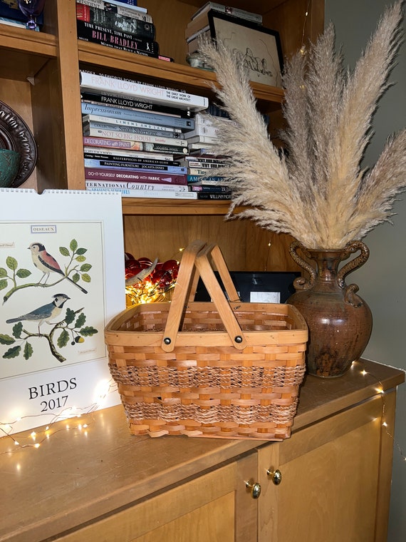 Large Picnic Basket  Old-Order Amish Woven Picnic Hamper Basket