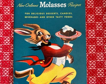 Brer Rabbit&#39;s New Orleans Molasses Recipes Cookbook 1940s Cookbook Vintage Recipe Book Cookbook Pamphlet 1948 Edition