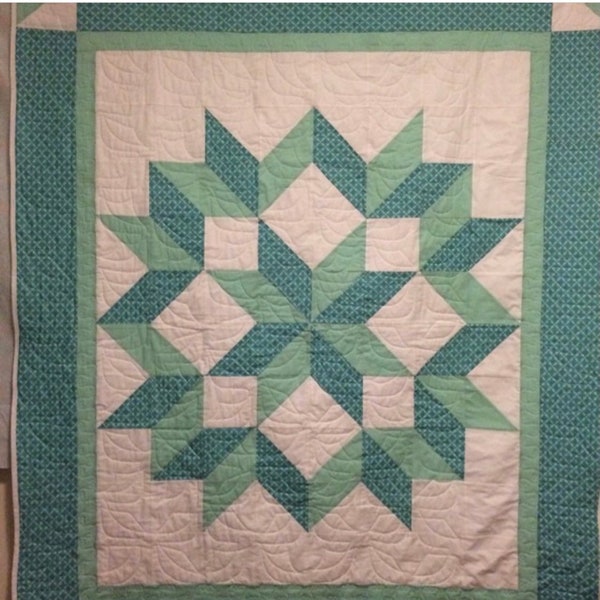 Carpenters Star Quilt - PDF Sewing Pattern | Immediate Download