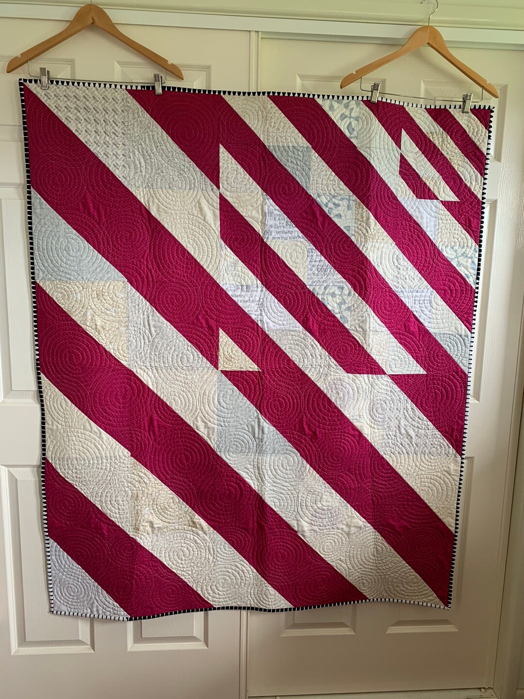 Amplified Quilt Lap Size Quilt Modern Design Etsy