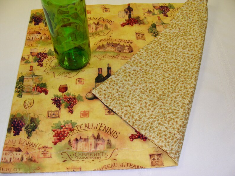 Basket Liner Table Topper Wine Bucket Liner Placemat Wine Etsy