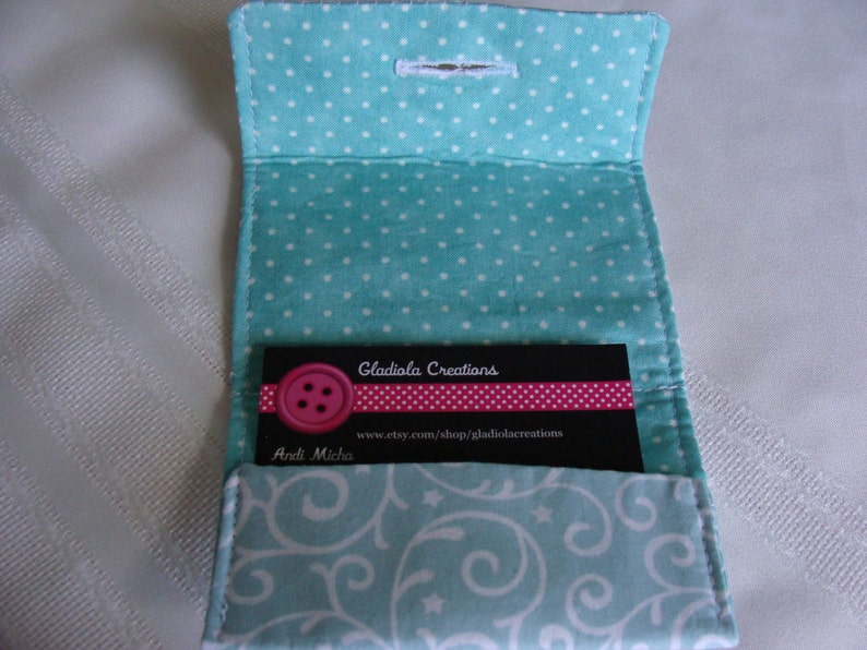 Aqua Business Card Holder image 2