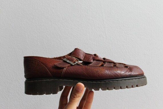 Vtg chunky T-bar shoes