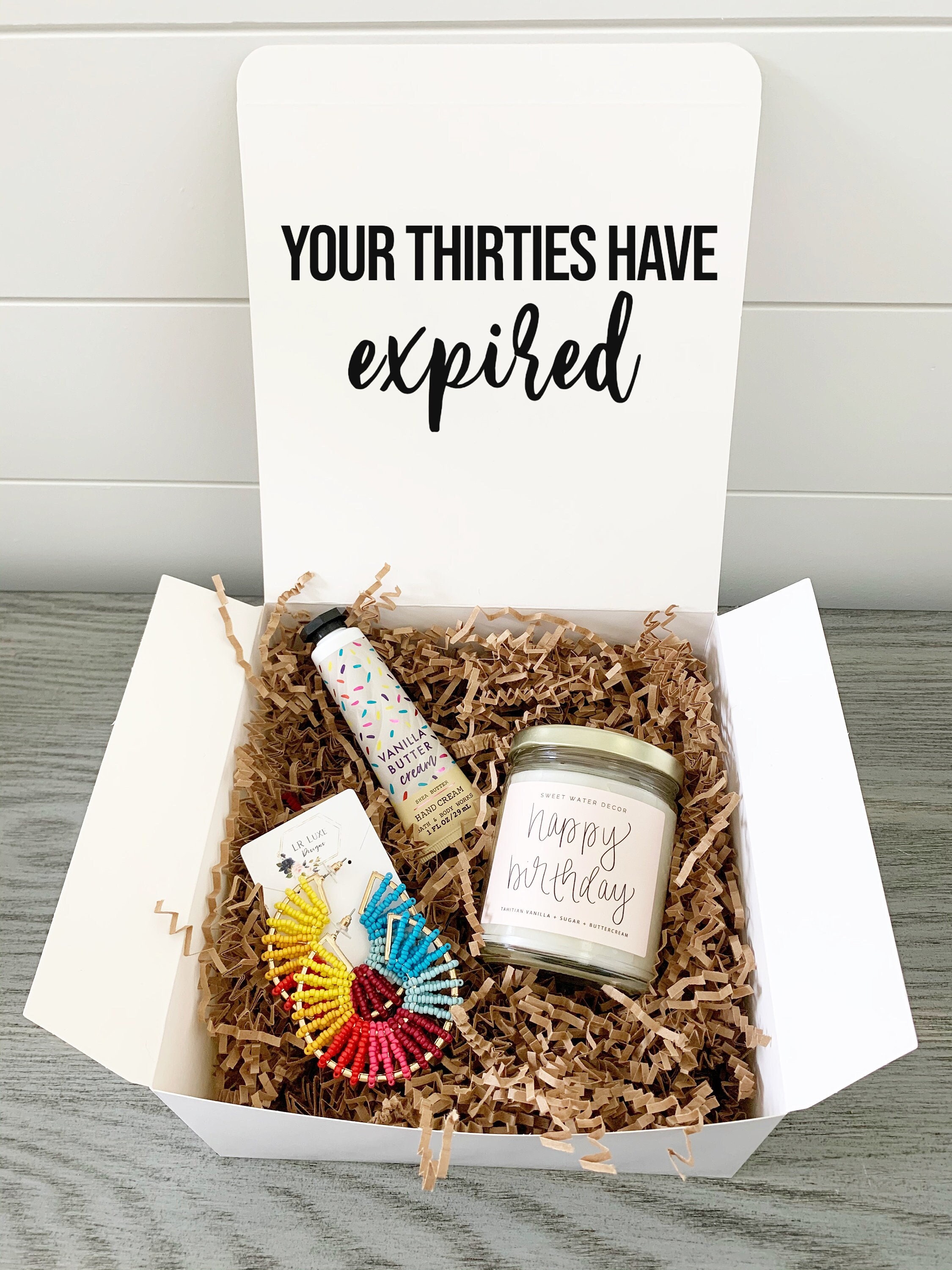 40th Birthday Gift Box / Gift for Friend / Custom Gift Box / Funny