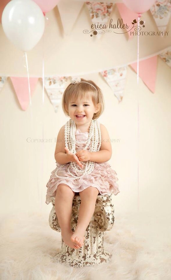 Petite Elegance Mini Navy Chiffon Flower Headband or Clip Beautiful Newborn Baby Toddler Adult Photo Prop