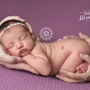 Pearl Braided Headband / Ivory Headband / Baby Girl Headband / Pearl Headband / Christening Headband / Baptism / Newborn Photography Prop