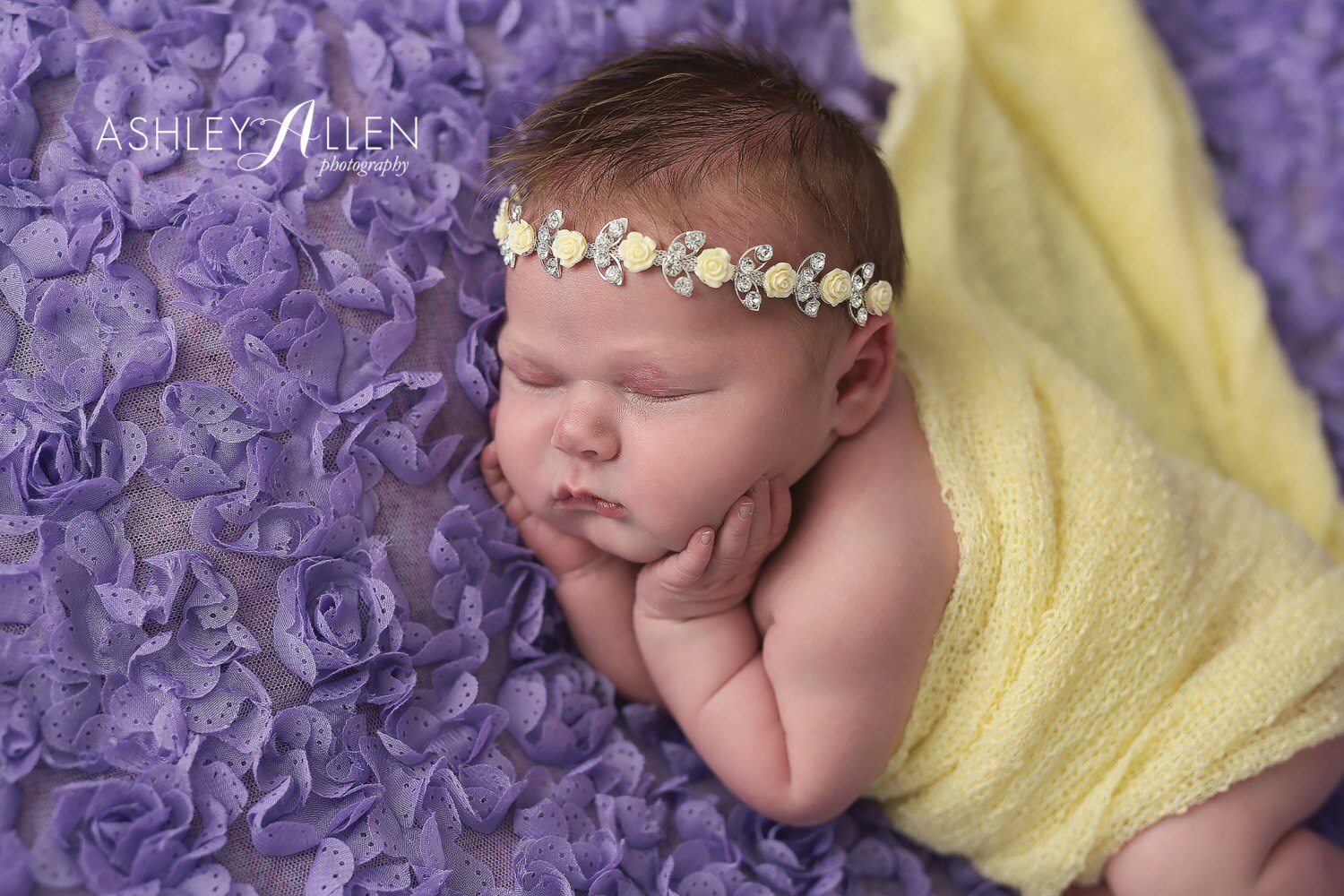 yellow newborn headband
