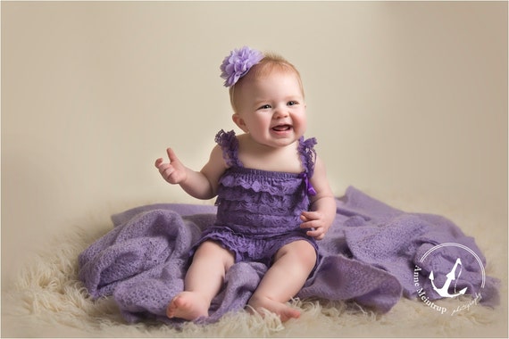 Baby Headband / Newborn Headband / Flower Headband / Newborn Photo Prop / Mae