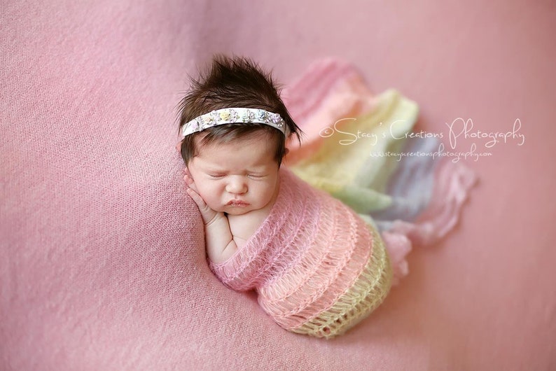 Newborn Wrap Rainbow Baby Rainbow Baby Photo Prop Rainbow Etsy