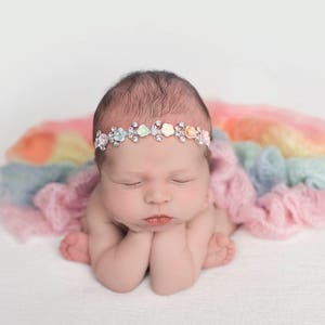 Newborn Wrap Rainbow Baby, Rainbow Baby Photo Prop, Rainbow Baby Newborn Prop, Rainbow Baby Wrap, Rainbow Wrap Newborn Photos, Mohair