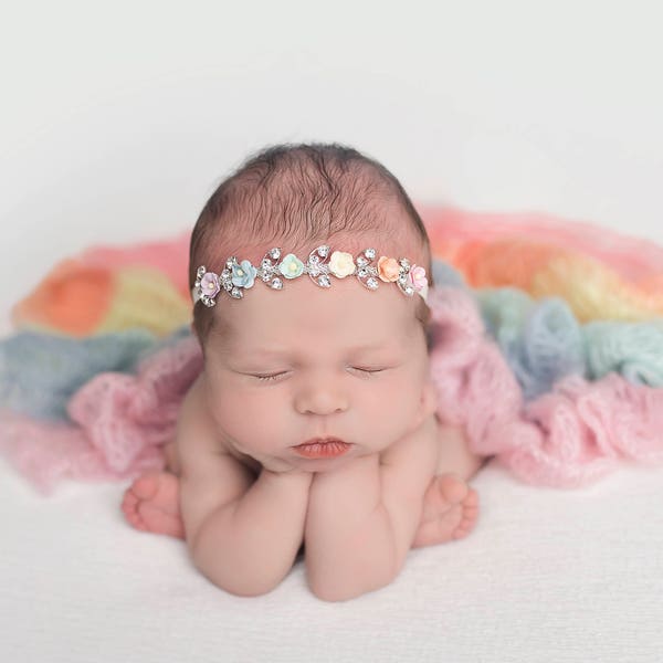 Recién nacido Wrap Rainbow Baby, Rainbow Baby Photo Prop, Rainbow Baby Newborn Prop, Rainbow Baby Wrap, Rainbow Wrap Fotos de recién nacidos, Mohair