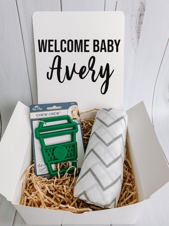 New Baby Gift Box / Funny Baby Gift / Baby Girl Gift / Baby Boy Gift / Baby Shower Gift / Quarantine Gift Box / love you Latte Baby Gift