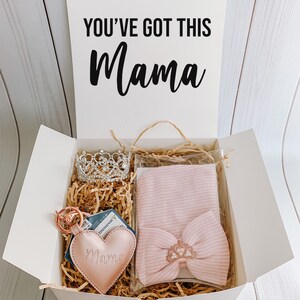 New Baby Gift Box / Supportive Mom Gift / Baby Girl Gift / Baby Boy Gift / Baby Shower Gift / Baby Gift Box / Gift for New Mom / Baby Crown