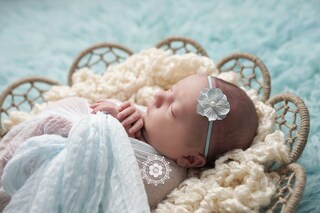 Anseom Fasce Capelli Neonata Neonata Elastica Fascia 3 Pezzi Neonata Capelli Fasce Con Fiocchi Bambina Accessori Fasce Per Regalo Per Bambini Per Foto Bianco Rosa