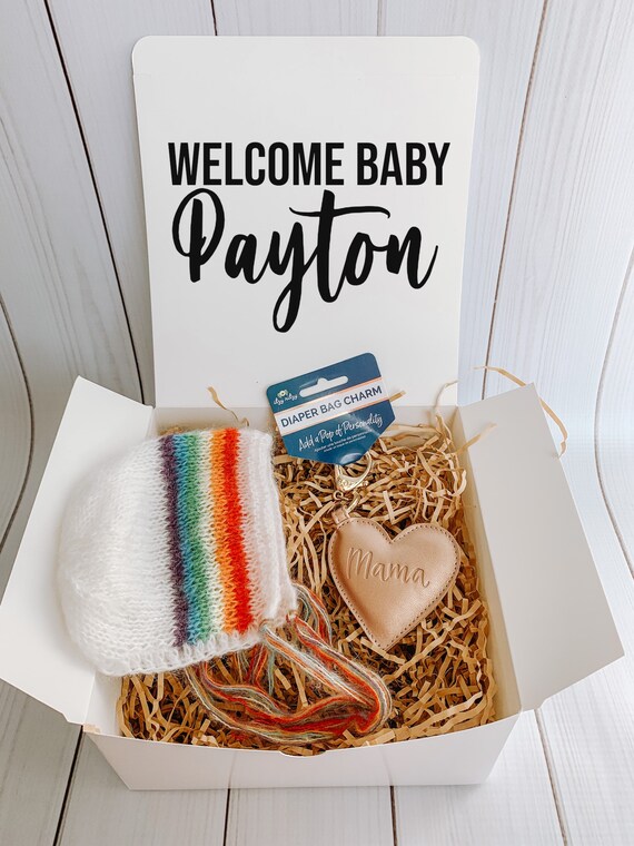 New Baby Gift Box / Rainbow Baby Gift / Baby Girl Gift / Baby Boy Gift / Baby Shower Gift / Quarantine Gift Box / Sloth Baby Gift