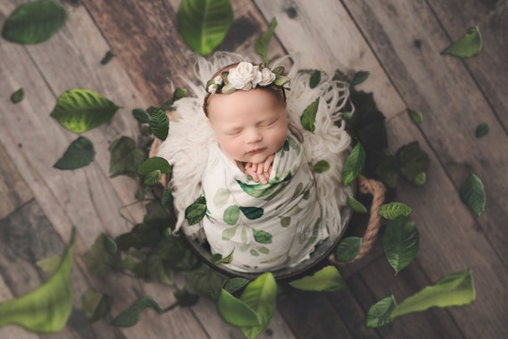 Knit Swaddle Blanket, Knot Headband, Headband Swaddle Set, Lightweight Baby Blanket, Swaddling Blanket, Knit Blanket, Soft Baby Blanket,