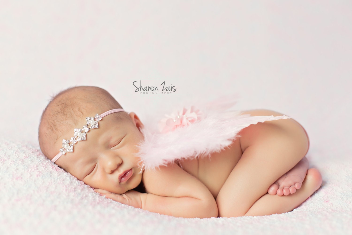 Petit Bebe Angel Wing Bishop Golf Pink Microcheck main image 0