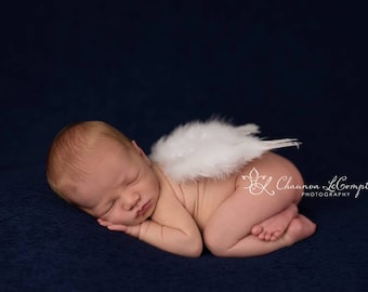 White Baby Wings / Baby Angel Wing Set / Baby Boy Wings / Angel Wings / Newborn Photo Prop / Newborn Wing / Newborn Angel Costume