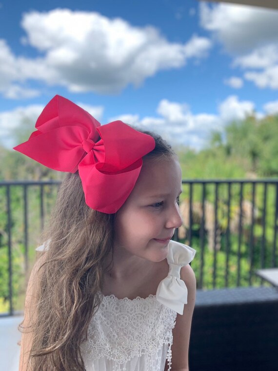 Big Bow, Boutique Bow, Large Boutique Bow, 7”-8” Bow, Solid Hairbow, Big Bow