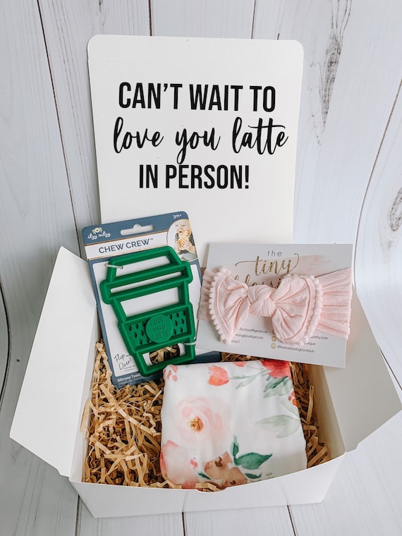 New Baby Gift Box / Funny Baby Gift / Baby Girl Gift / Baby Boy Gift / Baby Shower Gift / Quarantine Gift Box / love you Latte Baby Gift
