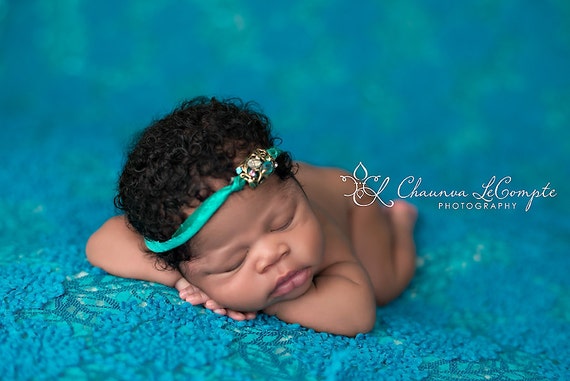 Rhinestone Tie Back / Peacock Tie Back / Newborn Tie Back / Baby Tie Back / Petite Tie Back / Baby Girl Tie Back / Newborn Photo Prop