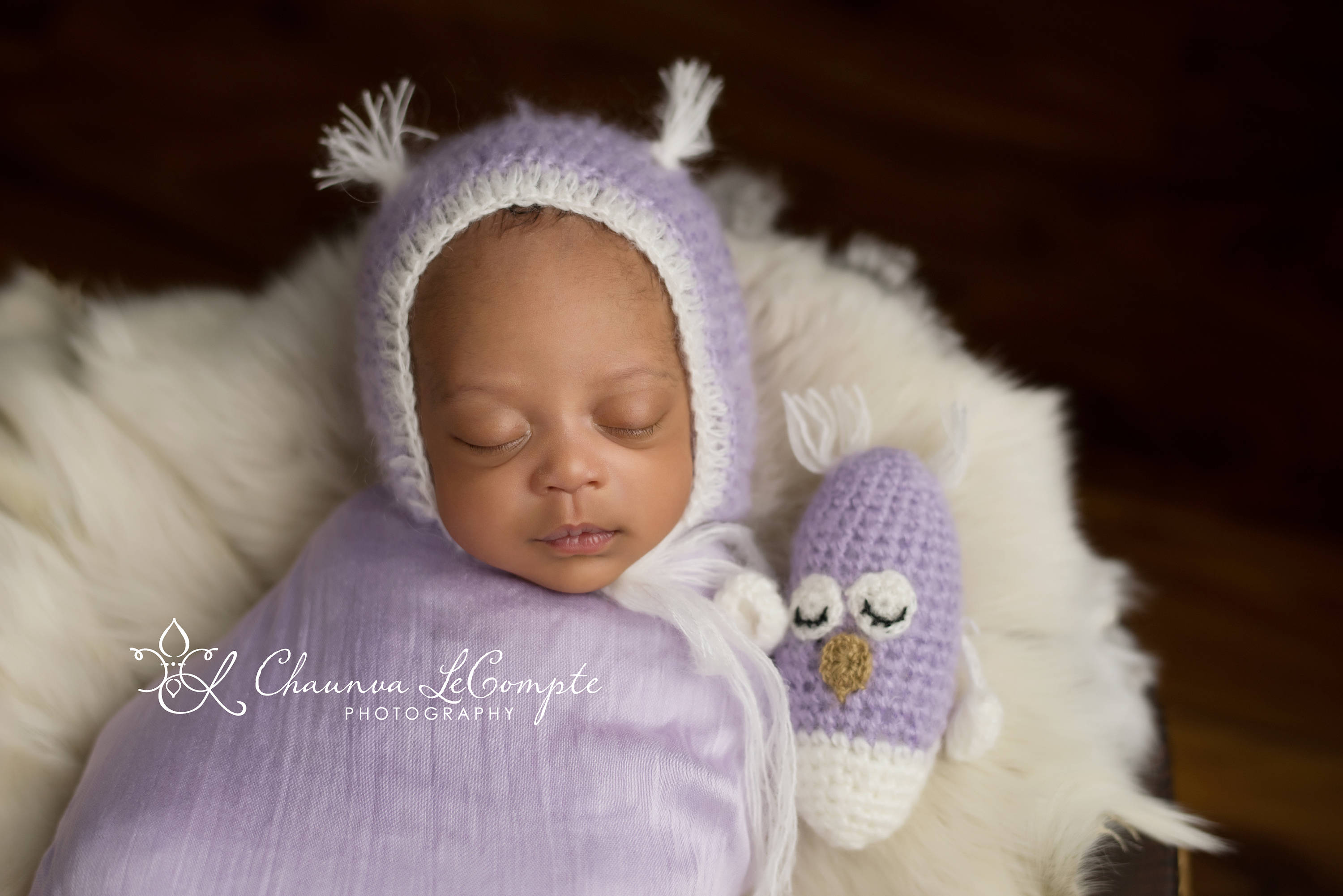 Pink Owl Hat and Lovey, / Owl Bonnet / Mohair Bonnet / Newborn Photo Prop / Mohair Newborn Prop / La