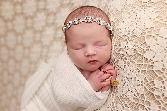 Baby rhinestone on sale headband