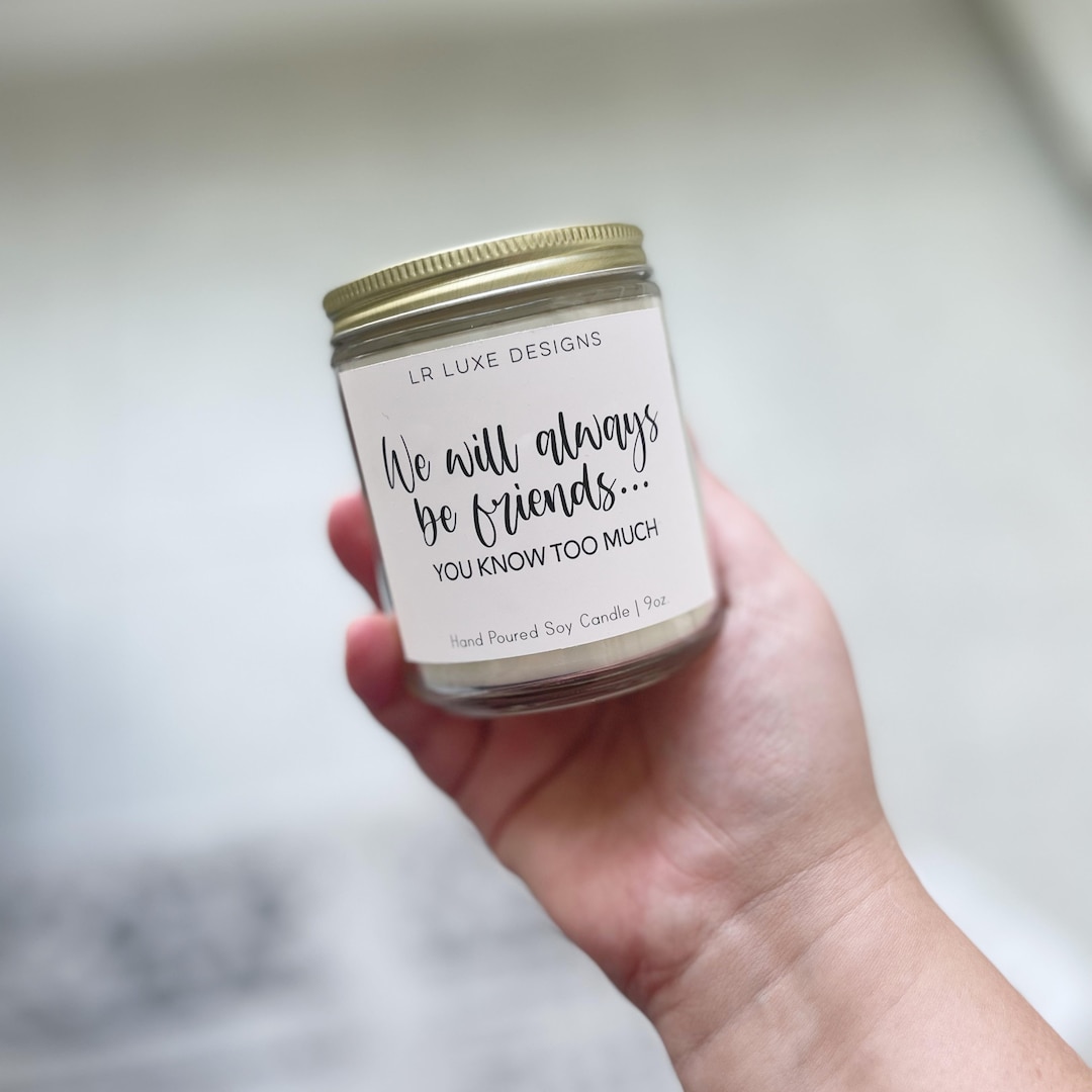 Friendship Candle / Funny Candle for Her / Funny Candle for Him / Funny