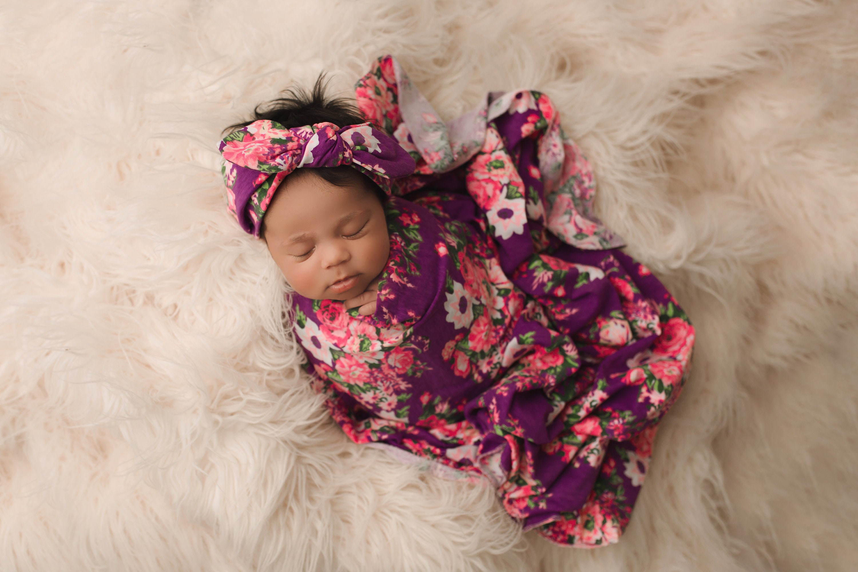 purple swaddle