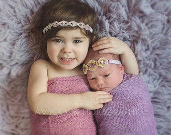 Silber Strass Stirnband / Strass Stirnband / Baby Mädchen Stirnband / Baby Stirnband / Taufe Stirnband / Taufe Stirnband / Baby Mädchen