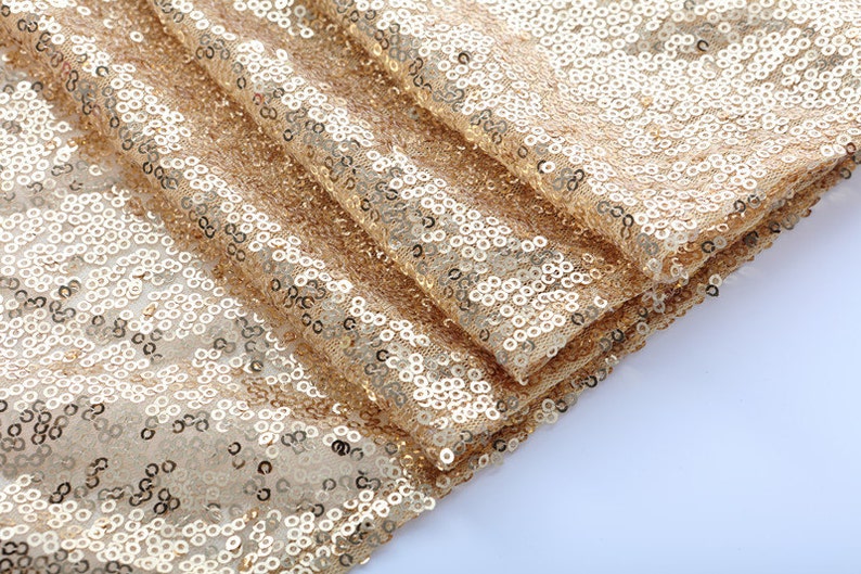 Sequin Table Runner Gold Sparkle Table Runner Bling Table Etsy