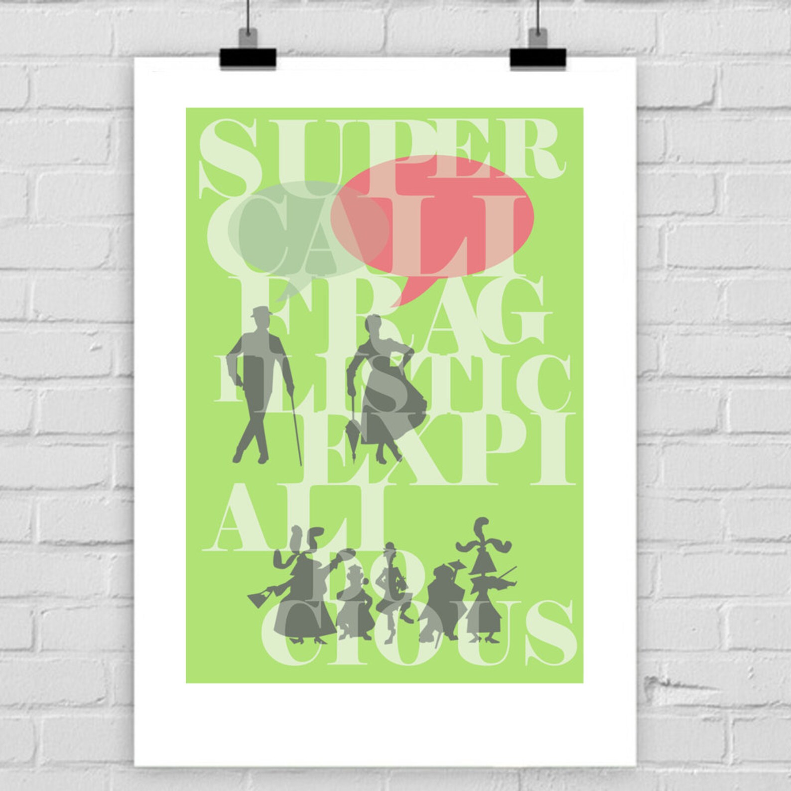 Supercalifragilisticexpialidocious Mary Poppins Movie Quote - Etsy