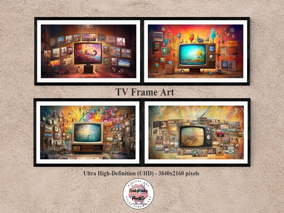 Artistic FRAME Tv Collage Set 4K HD Digital Art History of Etsy