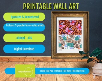 E.A. Seguy Stuffs and Carpets Print, Art Deco Textile Design, Vintage Geometric Floral Pattern, French Decorative Art, Printable Artwork