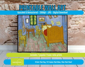Van Gogh Bedroom in Arles Print: Iconic Impressionist Wall Art (Digital Download)