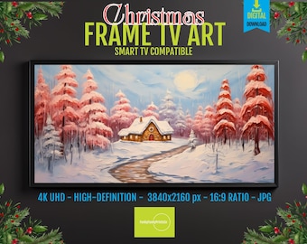 Holiday Gingerbread House Digital Art (Samsung Frame TV 4K Download)