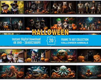 Halloween TV Art: Cozy Autumn Vibes (4K for Samsung Frame)