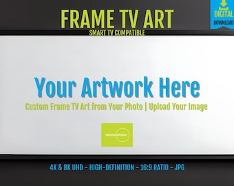 Custom TV Wall Art: Personalized Photo Display (4K and 8K Download)