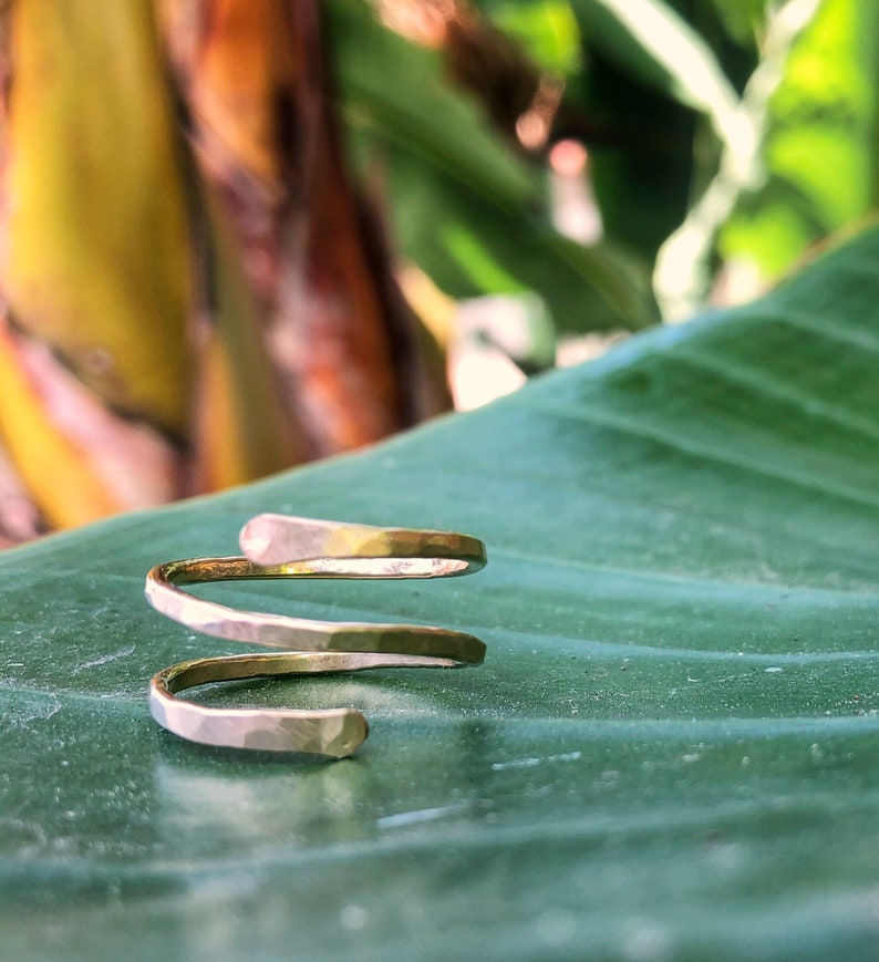 Gold or Silver Wire Wrap Ring Etsy