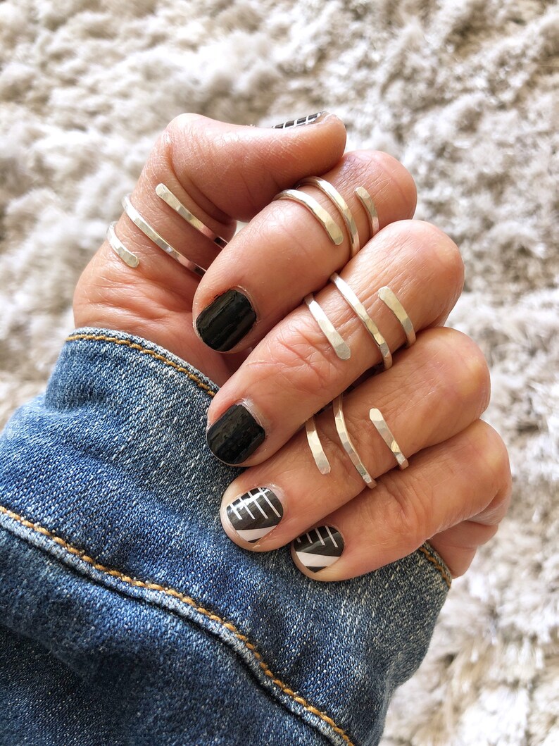 Gold or Silver Wire Wrap Ring Etsy