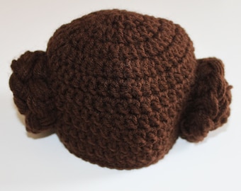 Crochet Princess Leia Hat: Star Wars Inspired Costume