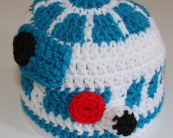Crochet R2D2 Hat: Star Wars Inspired Beanie